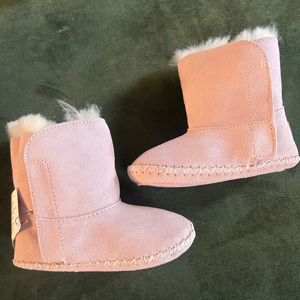 UGG Pink Baby Booties